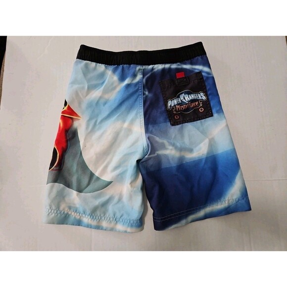 Vintage Power Rangers Mystic Force Swim Trunks 5/6 Red Ranger Disney - Picture 5 of 12